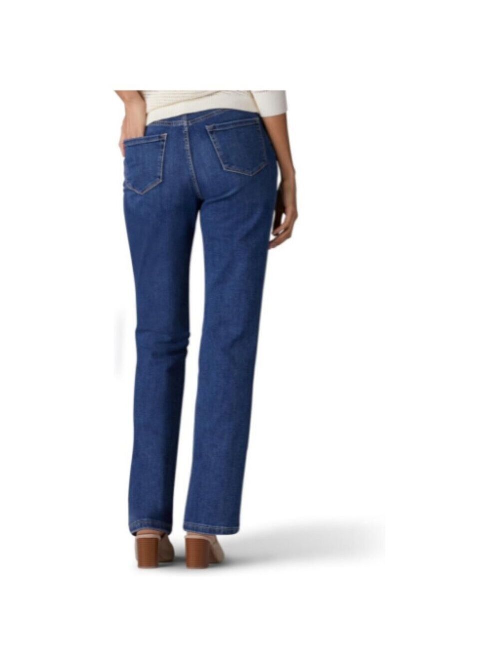 **Lee** Women’s Instantly Slims Straight Leg Jean Classic Fit 10P
